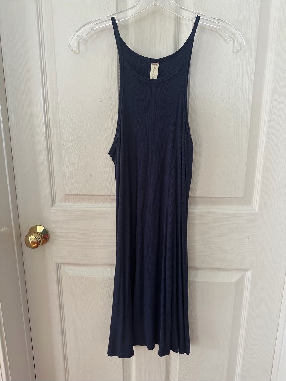Altar'd State Navy Sleeveless Swing Tank Dress
